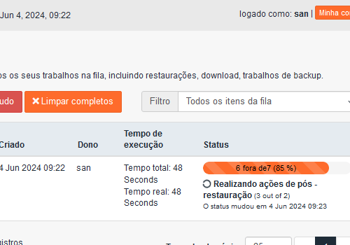 Monitoramento em tempo real